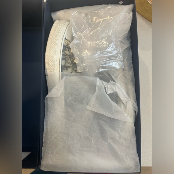 Men’s Dior B23 low top sneaker in white and black Dior oblique canvas. Size 49. - Picture 5 of 9